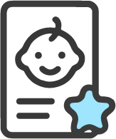 乳幼児健診のアイコン