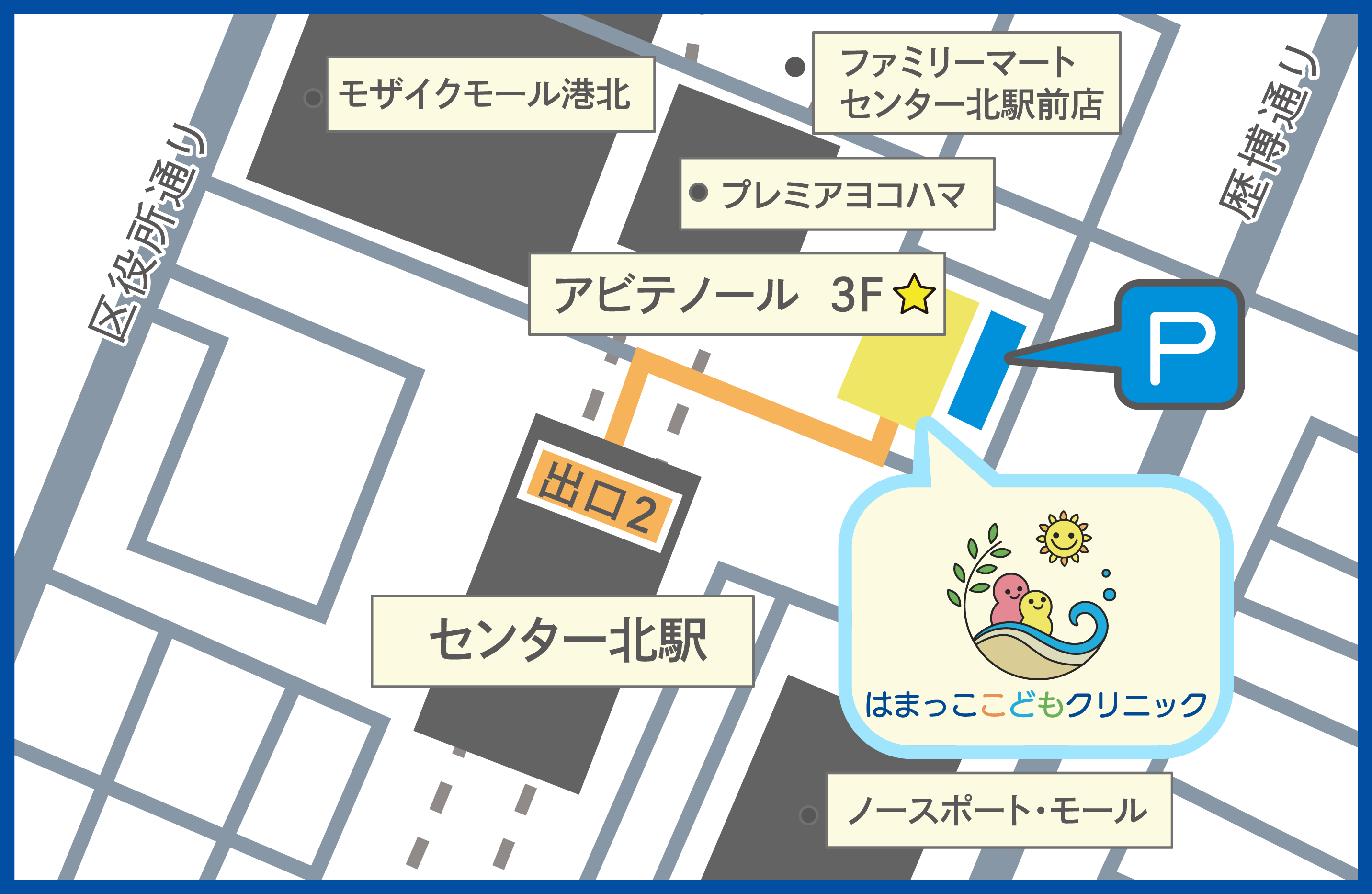 駐車場の地図画像